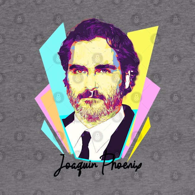 Joaquin Phoenix Wpap Pop Art Design by Piomio